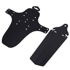 Alloet 2Pcs Bike Tyre Mudguard Bicycle Front Rear Fenders for Road Cycling Mountain MTB - B074PQYQD2